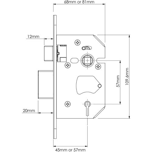 Yale M550 5 Lever Sashlock 3