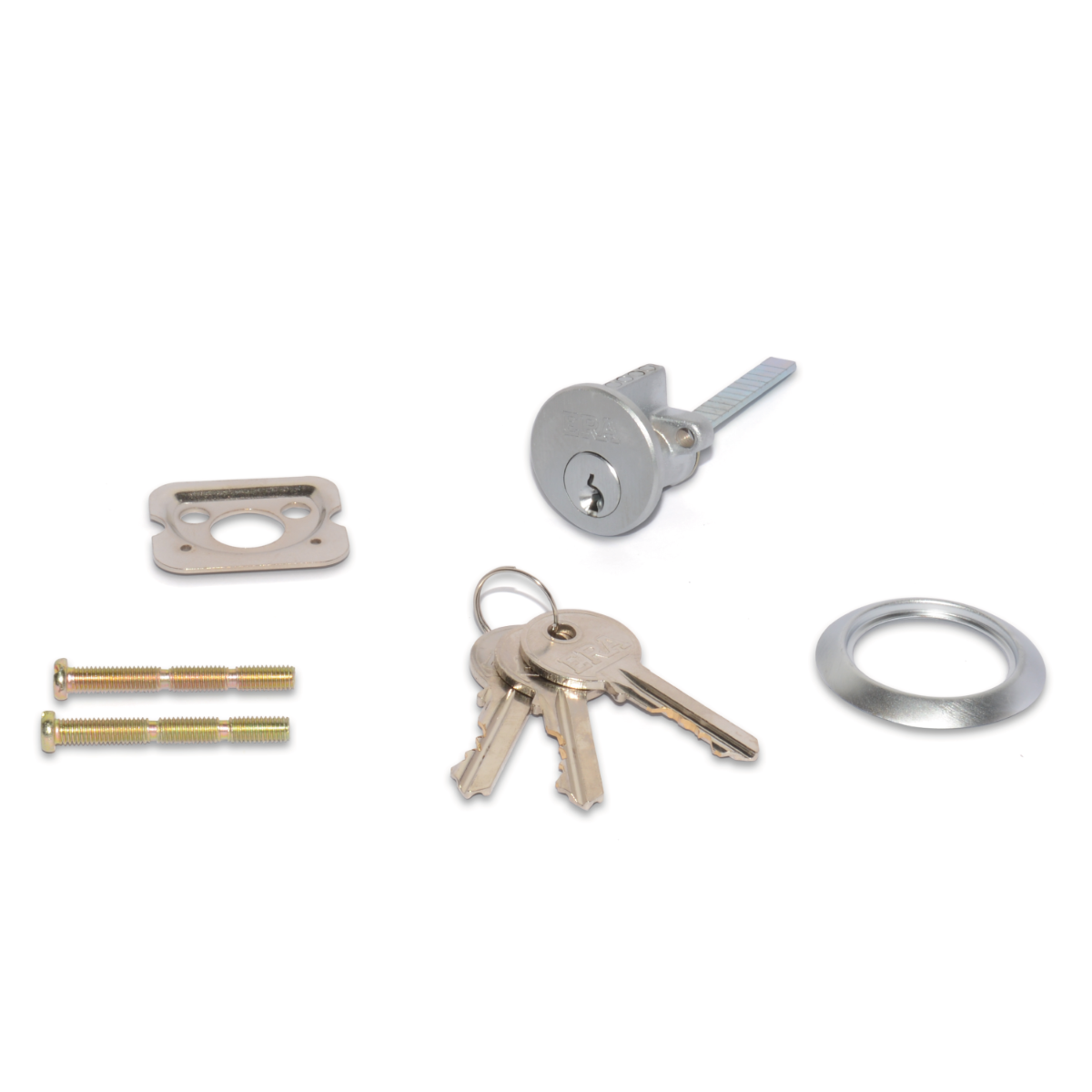 Era Replacement 6pin Rim Cylinder Satin Chrome keyed Alike