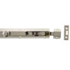 Atlantic Solid Brass Surface Door Bolt 8" - Polished Nickel