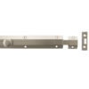 Atlantic Solid Brass Surface Door Bolt 8" - Satin Nickel