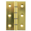 Atlantic Washered Hinges 3" x 2" x 2.2mm without Screws - Polished Brass