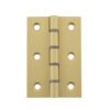 Atlantic Washered Hinges 3" x 2" x 2.2mm - Satin Brass