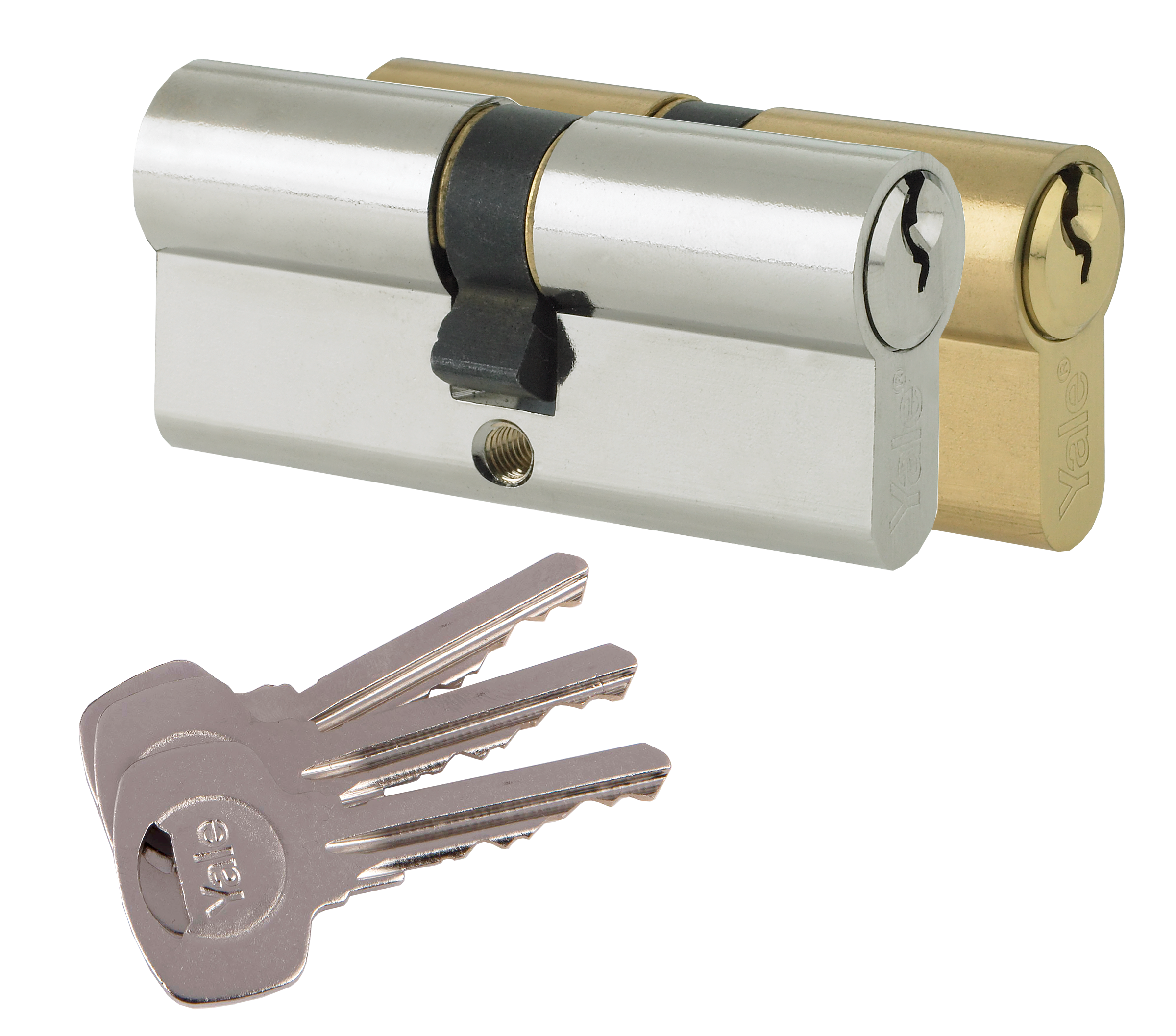 YALE B-ED4055-SNP 40 10 55 105MM EURO DOUBLE CYLINDER
