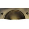 Heritage Brass Cabinet Drawer Pull Handle (112Mm Length), Antique Brass