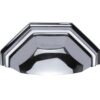 Heritage Brass Cabinet Drawer Pull Handle (89Mm C/C), Polished Chrome