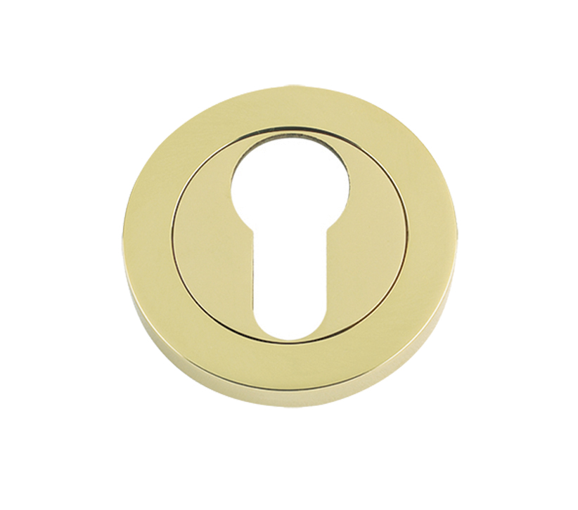 Euro Profile Escutcheons, PVD Stainless Brass