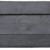 M Marcus Letter Plate (265Mm X 106Mm), Smooth Black Iron