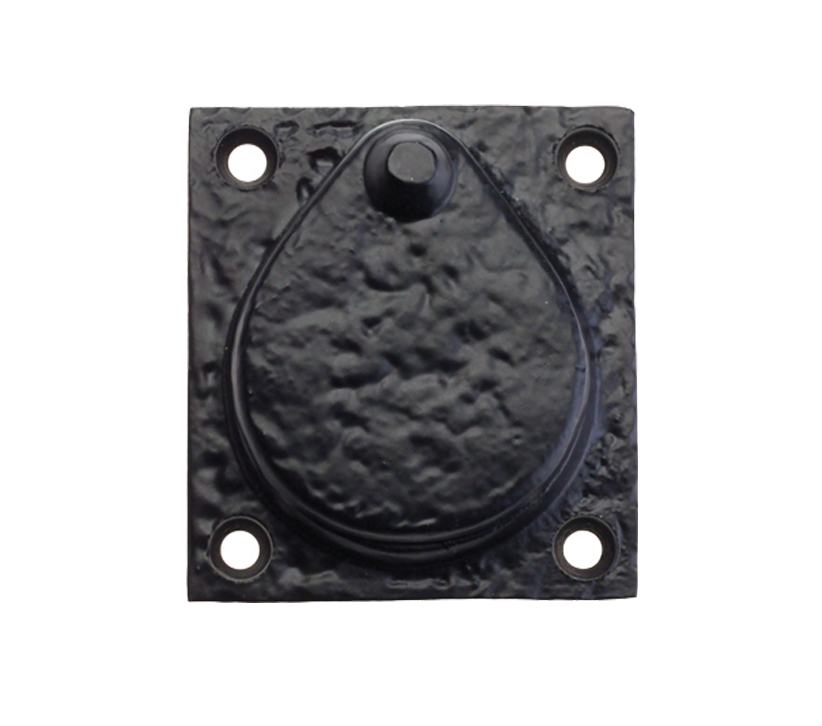 Zoo Hardware Foxcote Foundries Rim Cylinder Cover, Black Antique