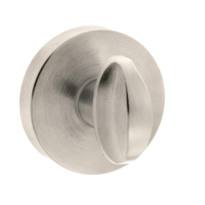 Forme WC Turn and Release on Minimal Round Rose - Satin Nickel