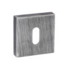 Forme Key Escutcheons on Minimal Square Rose - Urban Graphite