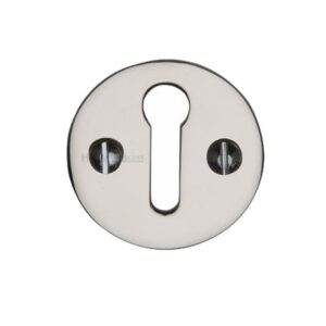 Heritage Brass Standard Key Escutcheon, Polished Nickel