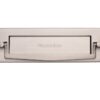 Heritage Brass Postal Knocker Letter Plate (254Mm X 79Mm), Satin Nickel