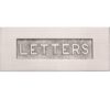 Heritage Brass Letters Embossed Letter Plate (254Mm X 101Mm), Satin Nickel