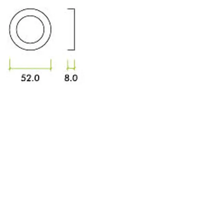 Zoo Hardware Zcs2 Contract Blank Profile Escutcheon, Satin Stainless Steel