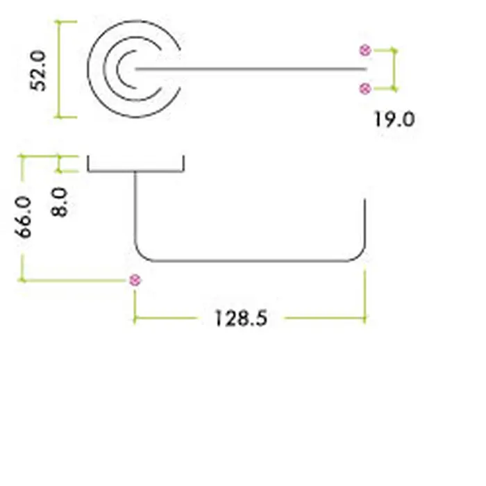Zoo Hardware Zcs Rtd Lever On Round Rose, Satin Stainless Steel (Sold In Pairs)