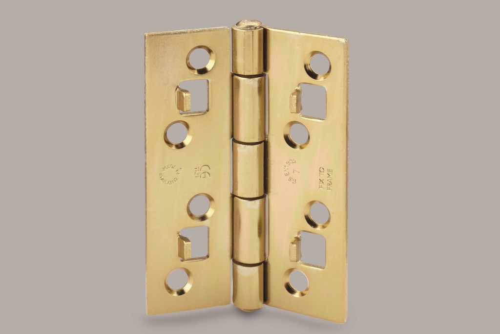4535 UKCA & CE Grade 7 Fire Door Security Butt Hinge - Fixed Pin