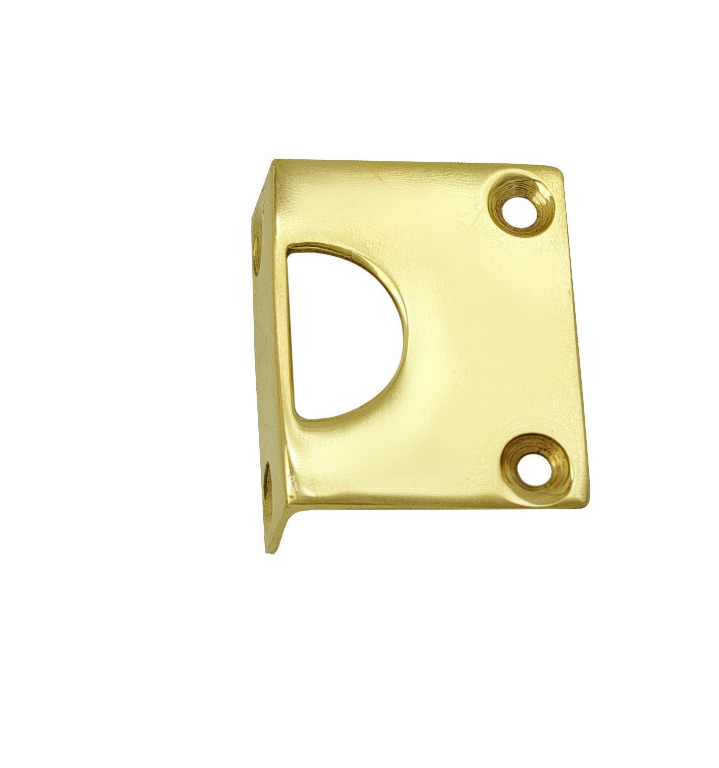 Oval knob locking door Espagnolette/Cremone bolt upto 8.5'-Polished brass lacquered