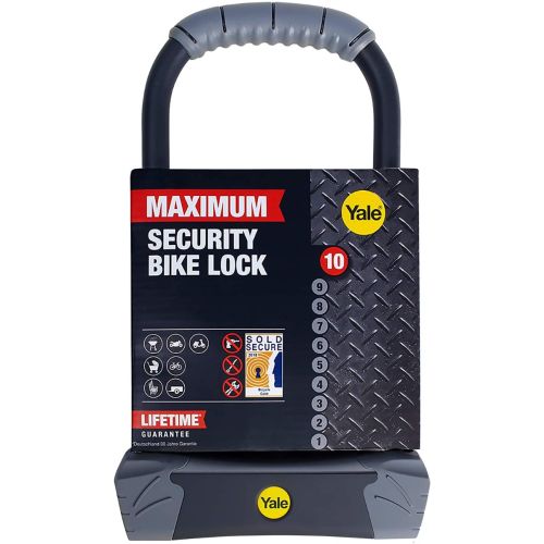 Yale Maximum Security U Bike Lock YUL3/14/230/1