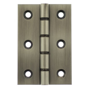 Atlantic Washered Hinges 3" x 2" x 2.2mm - Matt Gun Metal