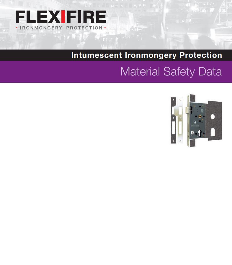 Universal Tubular Latch Intumescent to suit 4" and 5" Tubular Latches