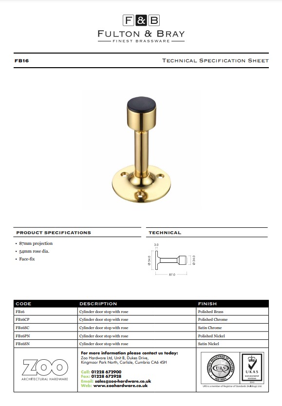 Projection Door Stop