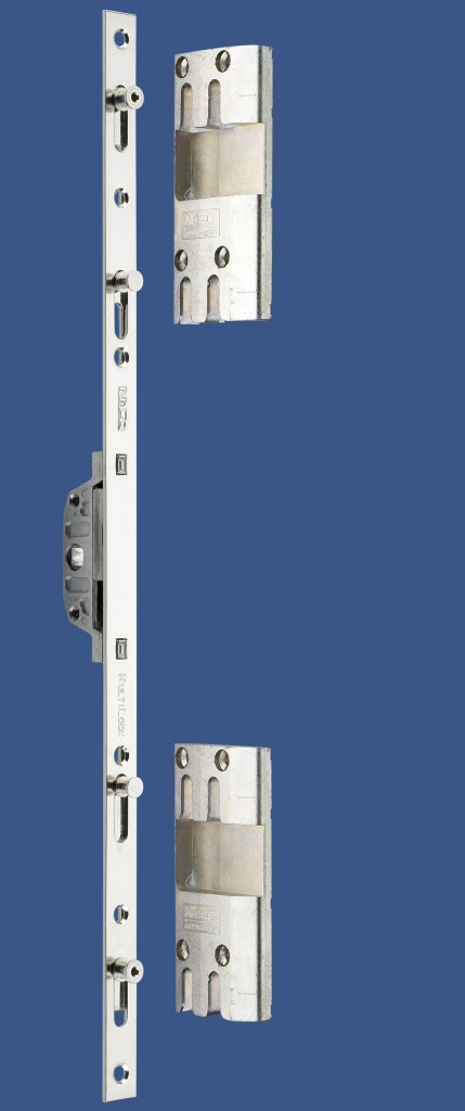 Multilock + 250mm Low Handle Height Offset Multilock Security Espagnolette 20mm Backset 7.8mm Cam