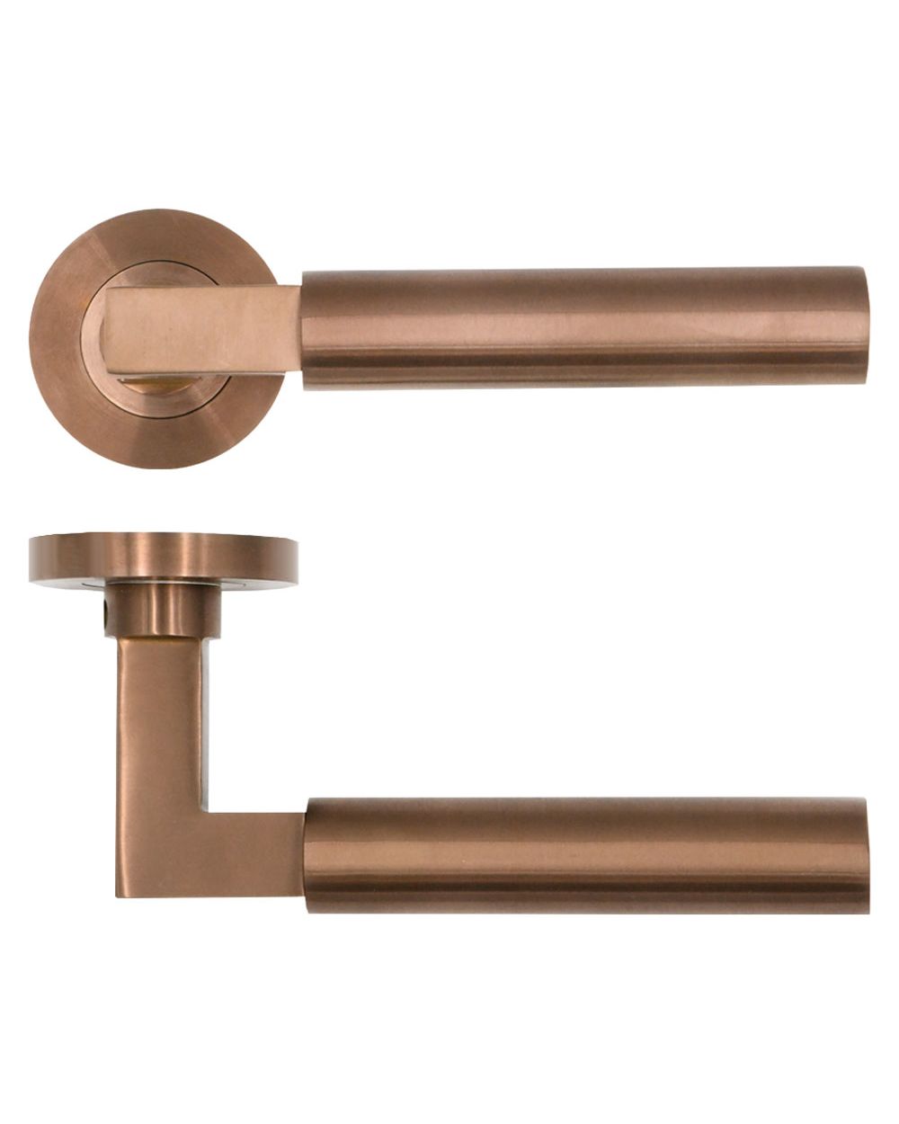 GARDA LEVER ON ROUND ROSE