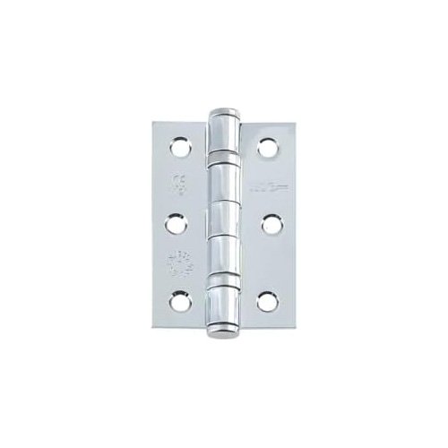 IRONMONGERY SOLUTIONS Bathroom Pack of Door Handle, Bathroom Locks, Turns & Release & Hinges - Pack of Door Handle in Polished Chrome Finish