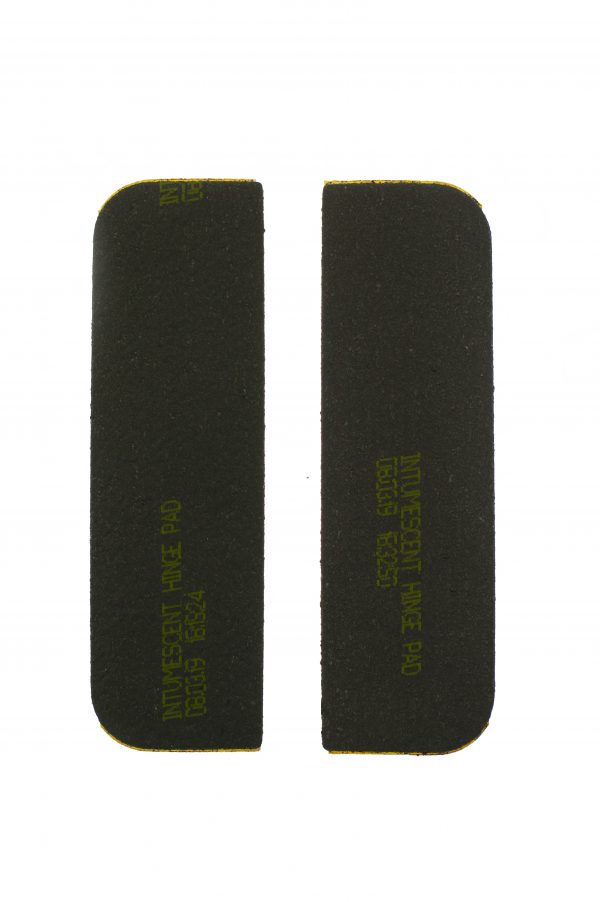Atlantic Radius Corner Intumescent Hinge Pad 4"x3" AHPFRR43