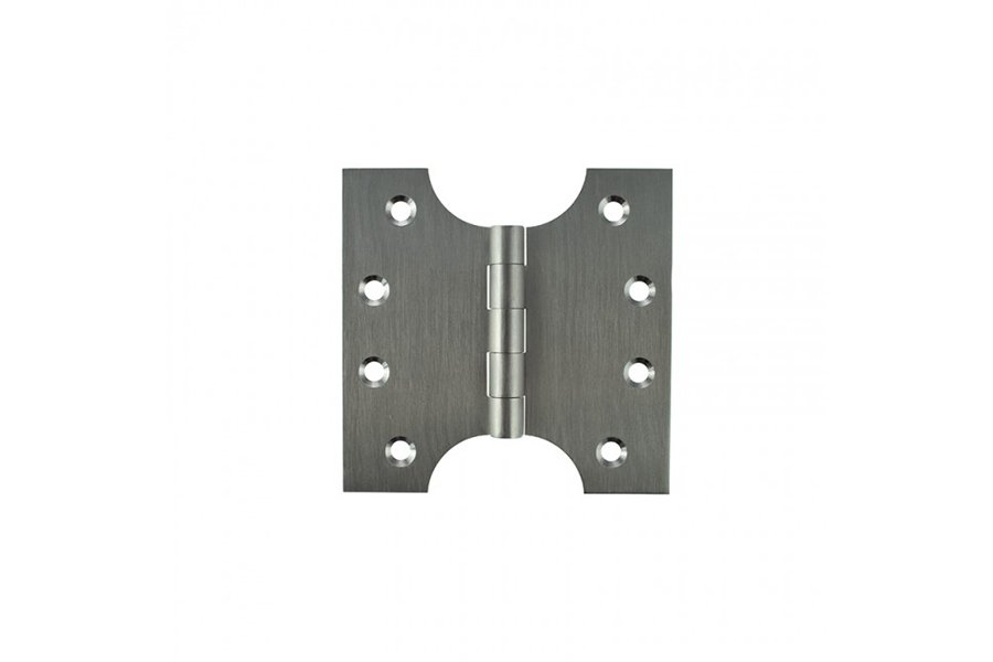Atlantic (Solid Brass) Parliament Hinges 4" x 2" x 4mm - Satin Chrome