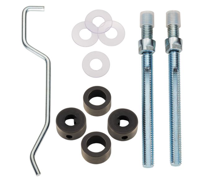 CARLISLE BRASS - BBF1019SSS-SQ BACK TO BACK FIXING PACK (SQUARE) - 19MM DIA. PULL HANDLE