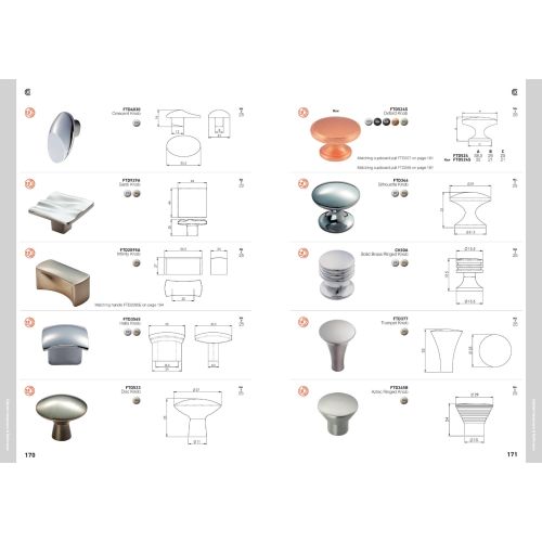 Carlisle Brass FTD524SGM Oxford Knob 32mm 32mm Gun Metal