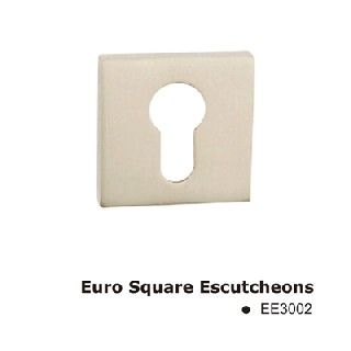 EE3002SN Euro Square Escutcheons