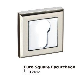 EES3012SN/PN Euro Square Escutcheon