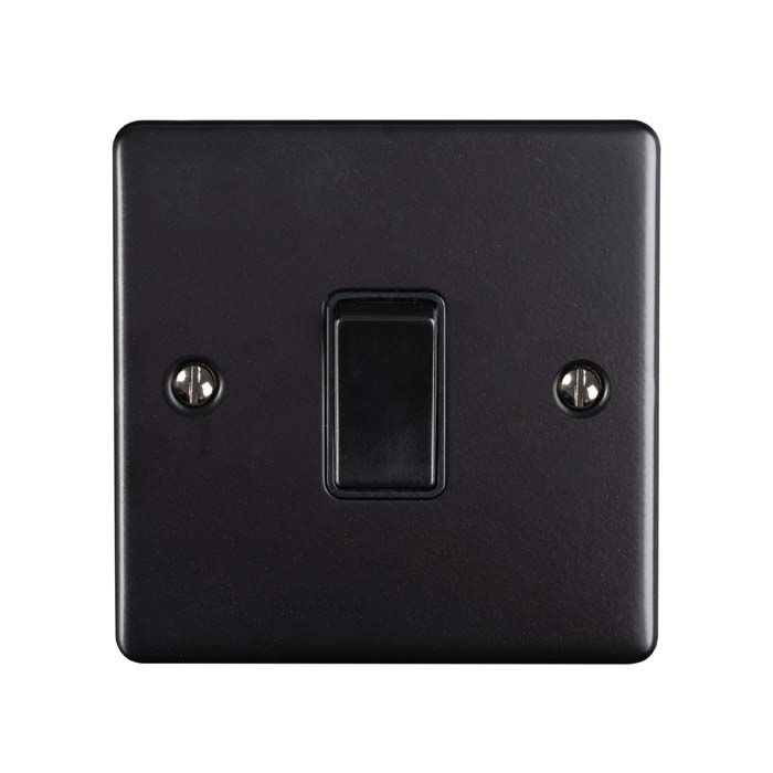 Eurolite Enhance Decorative Intermediate Switch - Matt Black