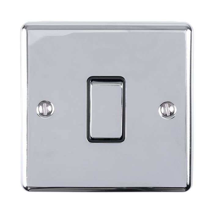 Eurolite Enhance Decorative Intermediate Switch - Polished Chrome