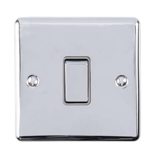 Eurolite Enhance Decorative Intermediate Switch - Polished Chrome