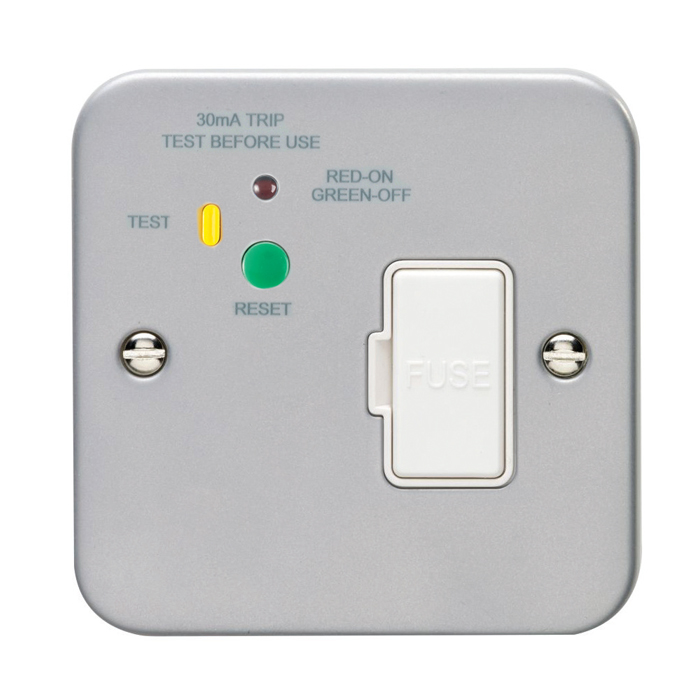 Eurolite Mc5033 13A Unswitched Fused Spur, Passive-30Ma Type A, Metal Clad