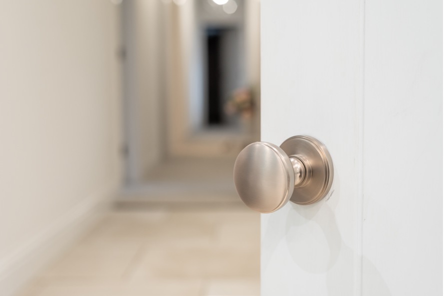 Millhouse Brass Edison Solid Brass Domed Mortice Knob on Concealed Fix Rose - Urban Dark Bronze MH400DMKUDB