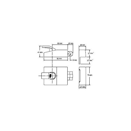 81 Roller Bolt Nightlatch