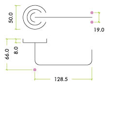 Zoo Hardware Fulton & Bray Rtd Lever On Round Rose, Polished Brass (Sold In Pairs)
