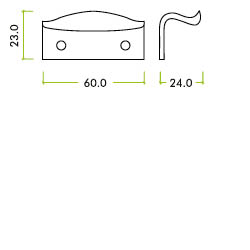 Zoo Hardware Fulton & Bray Window Sash Lift, Satin Chrome -