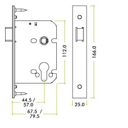 Zoo Hardware Upright Latch (67.5Mm Or 79.5Mm), Satin Stainless Steel