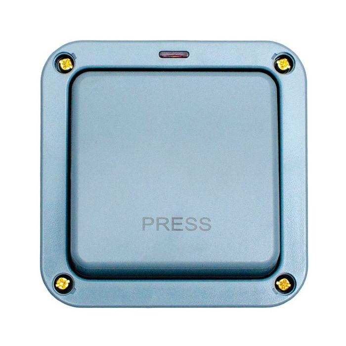 Eurolite Wp3002P 20A 1 Gang 2 Way Retractive Switch With Neon Ip66