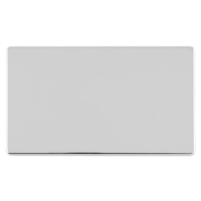 Eurolite Concealed 3mm Double Blank - Polished Chrome
