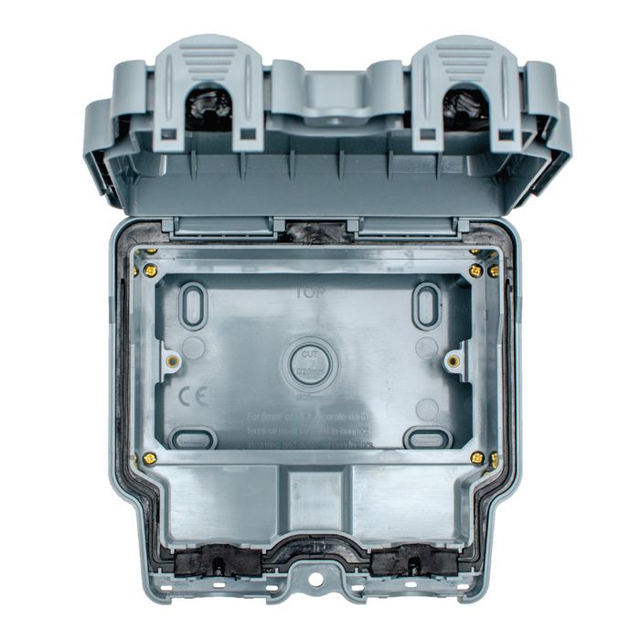 Eurolite Wp8623 Ip66 2 Gang Enclosure