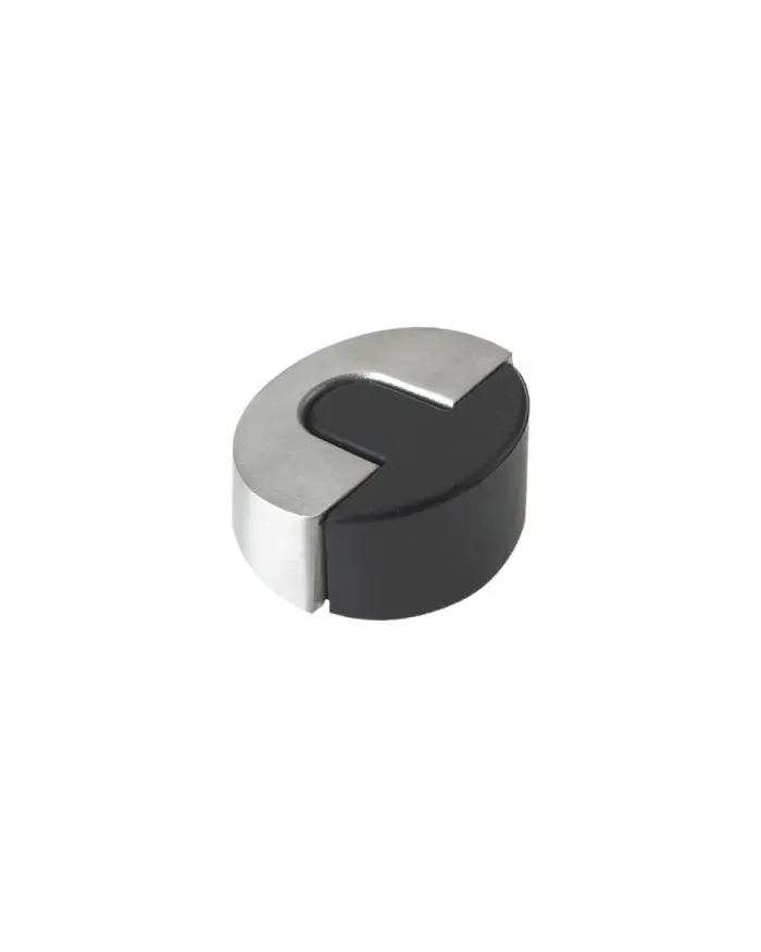 Zoo Hardware Zas Floor Mounted Sloped Door Stop, Satin Stainless Steel