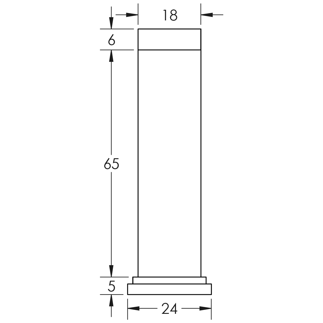 Frelan Hardware CRES Wall Mounted Door Stop