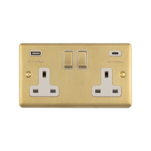 Enhance Decorative 2 Gang USBC Socket