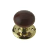 Dark Wood Door Knobs